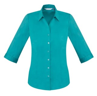 Women's Monaco 3/4 Shirt:Teal