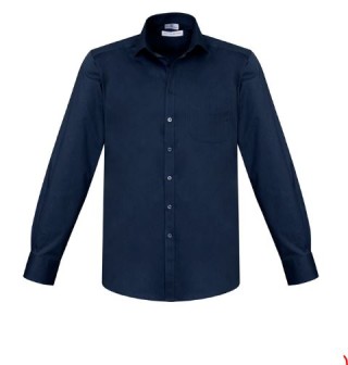 Men's Monaco L/S Shirt:Navy